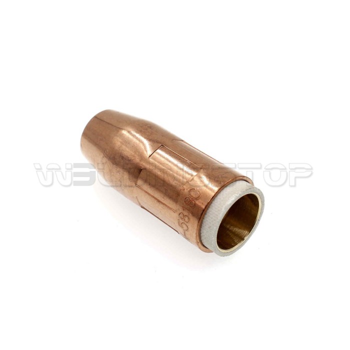 N-5818C Gas Nozzle 5/8  Bore 1/8  Recess for Bernard CenterFire MIG / MAG Welding Torch