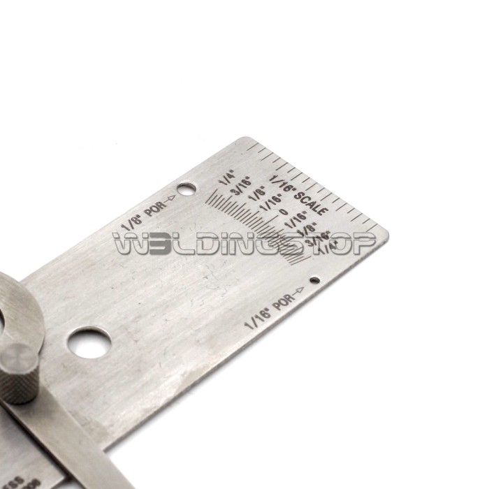 V-WAC Undercut Welding Gauge - Weld Reinforcement Height & Undercut Depth Inch/Metric | WeldingStop