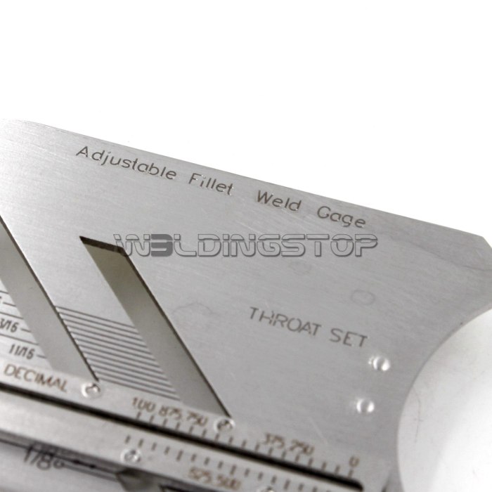 Adustable weld Fillet Gauge MG-3 standard MIG/TIG/STICK welding inspeciotion