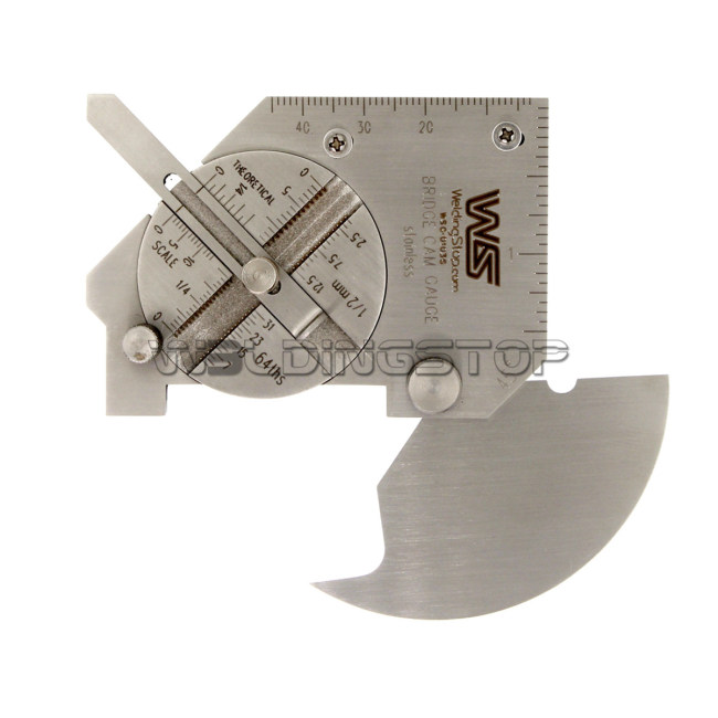 Bridge CAM Gage - Welding Fillet Throat Gauge Leg Length Extended Range | WeldingStop