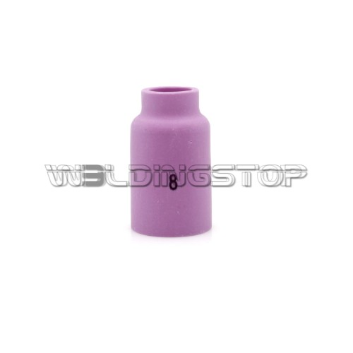 54N14 #8 Alumina Gas Lens Ceramic Nozzle 1/2'' 13mm fit TIG Welding Torch WP-17 WP-18 & WP-26
