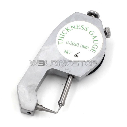 INSPECTION DIAL THICKNESS GAUGE GAGES / 0.1mm X 20mm / Pin shape measure head
