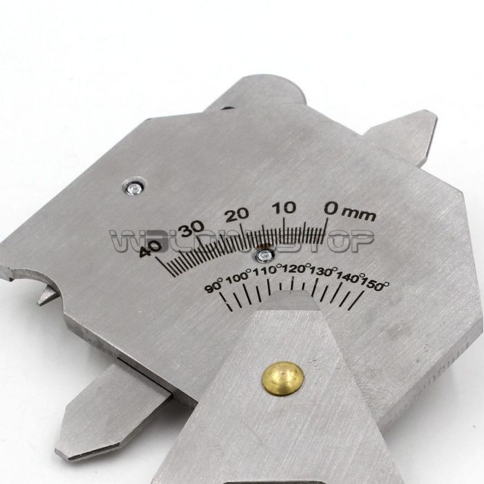 HJC-40 Welding Seam Gauge - Fillet Throat/Leg Length Gap/Undercut Depth Inspection Tool Metric | WeldingStop