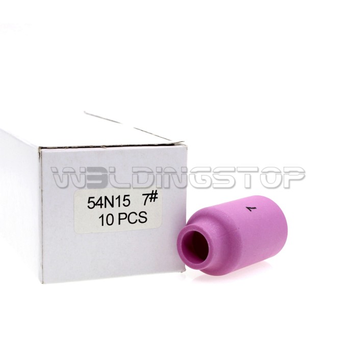 54N15 #7 Alumina Gas Lens Ceramic Nozzle 7/16