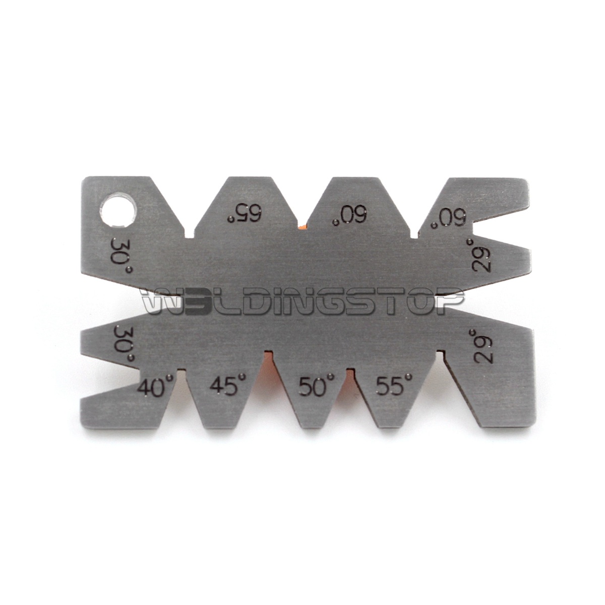 Stainless Steel Screw thread Cutting angle gage Gauge Measuring Tool 