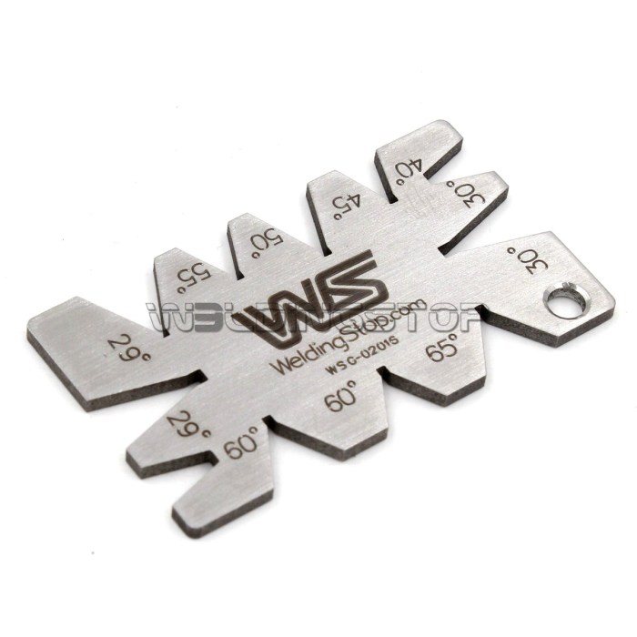 Stainless Steel Screw thread Cutting angle gage Gauge Measuring Tool