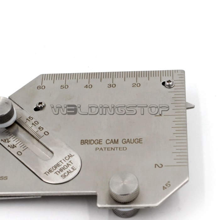 MG-8-B Bridge CAM Welding Gauge - Fillet Throat Gage Inspection Tool Inch/Metric | WeldingStop