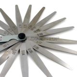 Feeler filler Gauge 17 Blades Metric  0.02-1.00mm Thickness Gage