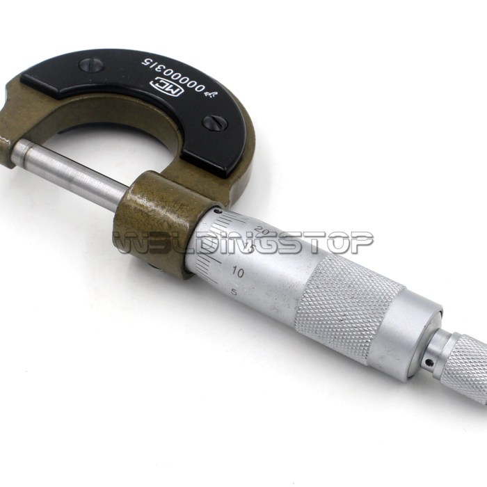 0-25mm Economic Solid Metal Frame Outside Micrometer (metric reading)
