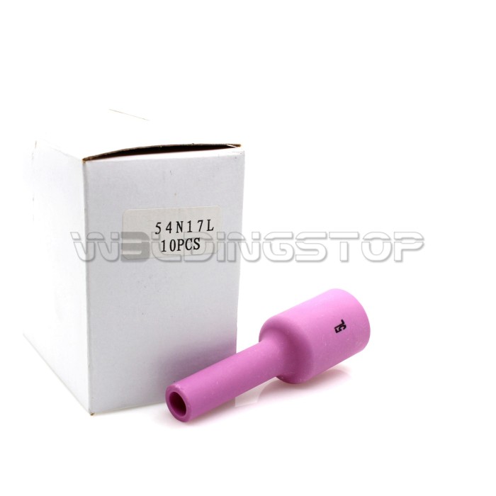 54N17L #5 Long Gas Lens Alumina Ceramic Nozzle 5/16'' 8mm fit TIG Welding Torch WP-17 WP-18 & WP-26