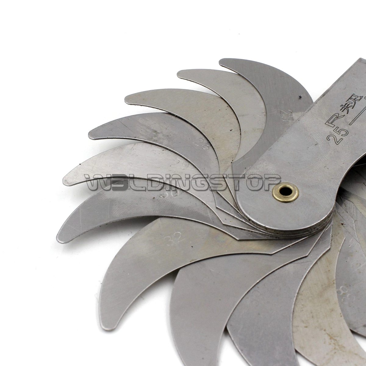 25-50mm External Internal Measure Metal Radius Gauge Gage
