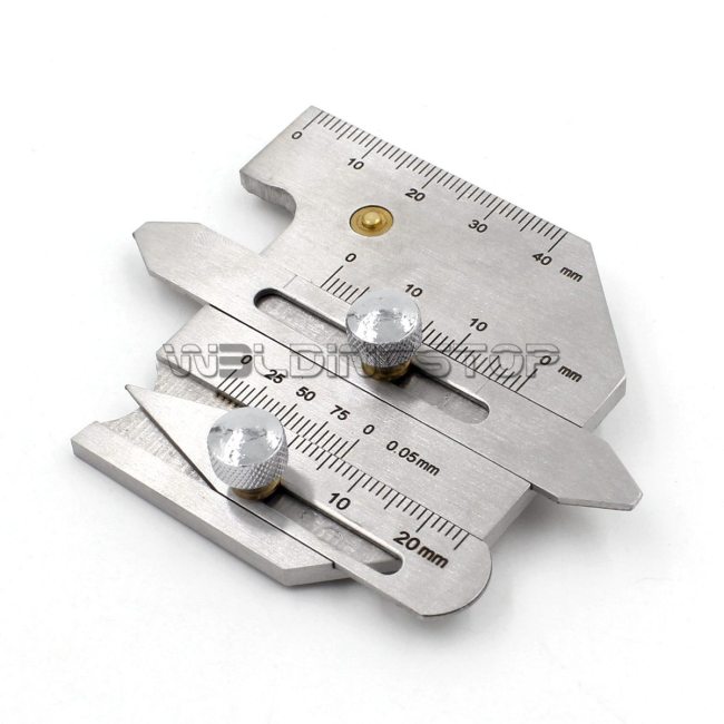 HJC-40 Welding Seam Gauge - Fillet Throat/Leg Length Gap/Undercut Depth Inspection Tool Metric | WeldingStop