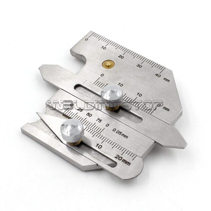 HJC-40 Welding Seam Gauge - Fillet Throat/Leg Length Gap/Undercut Depth Inspection Tool Metric | WeldingStop