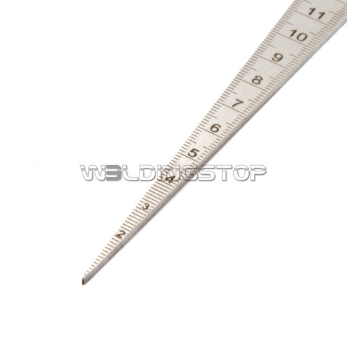 Welding Taper Gauge slot width, gap hole size gage metric & inch 2.7mm