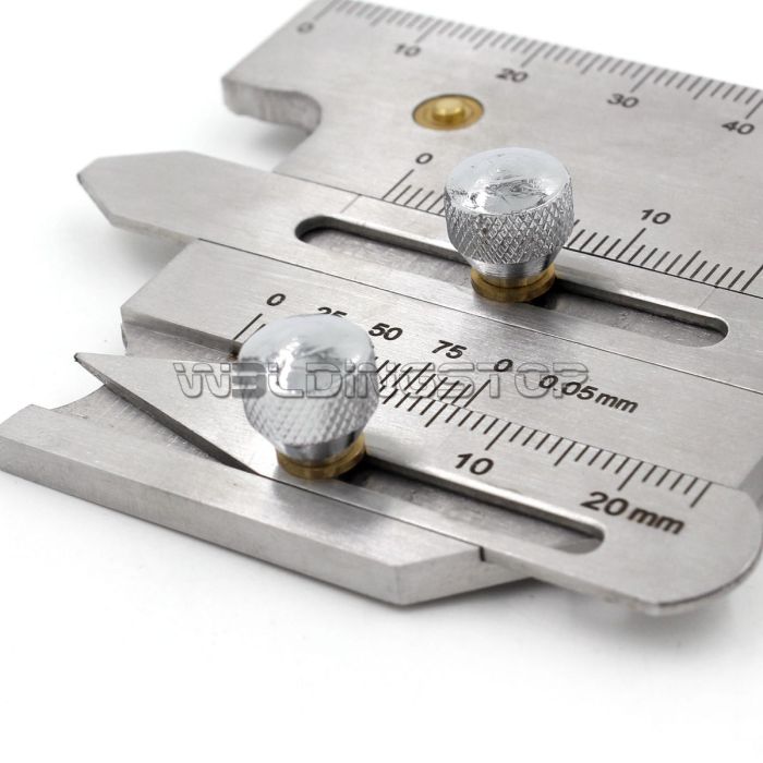 HJC-40 Welding Seam Gauge - Fillet Throat/Leg Length Gap/Undercut Depth Inspection Tool Metric | WeldingStop