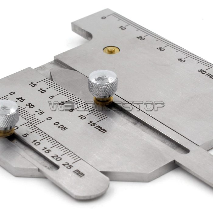 HJC-60 Welding Seam Gauge - Fillet Undercut/Misalignment Inspection Tool Metric | WeldingStop
