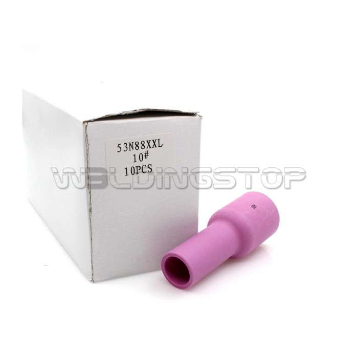 53N88XL #10 Extra Long Alumina Ceramic Nozzle 5/8