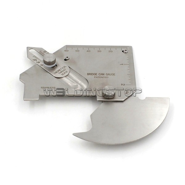 MG-8-B Bridge CAM Gauge Welding Gauge Weld Fillet Throat Gage Undercut/Misalignment Inch/mm Slotted