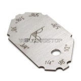 4 Pieces Welding Gauge Key Chain Weld Fillet Leg Length Throat Laser Engraving Inch