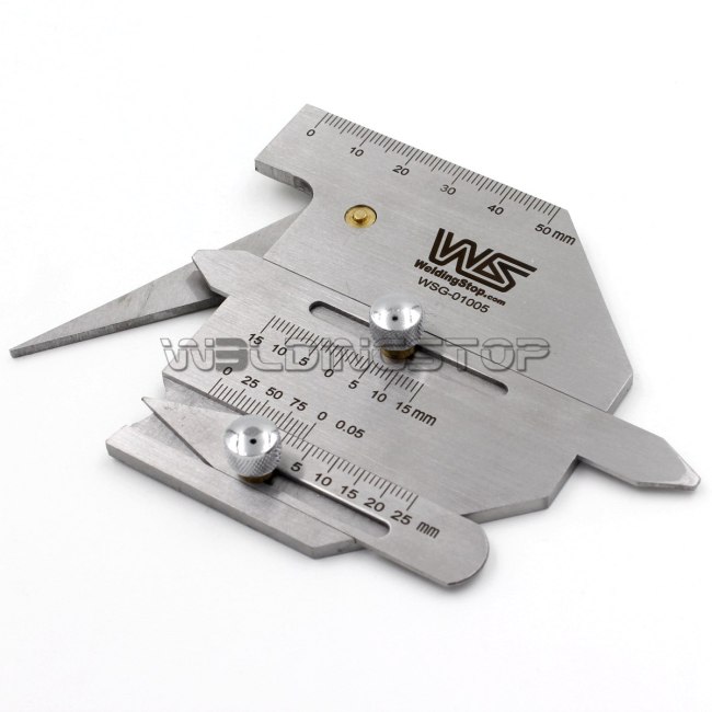 HJC-60 Welding Seam Gauge - Fillet Undercut/Misalignment Inspection Tool Metric | WeldingStop