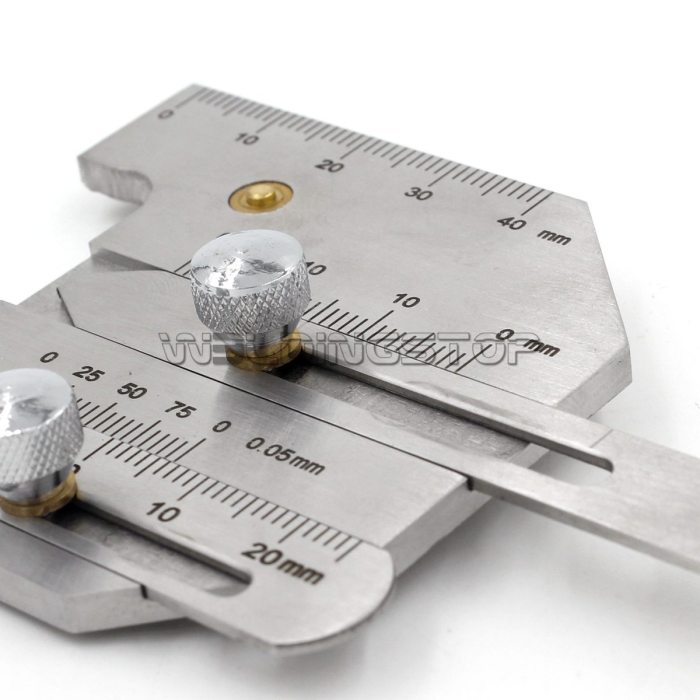 HJC-40 Welding Seam Gauge - Fillet Throat/Leg Length Gap/Undercut Depth Inspection Tool Metric | WeldingStop