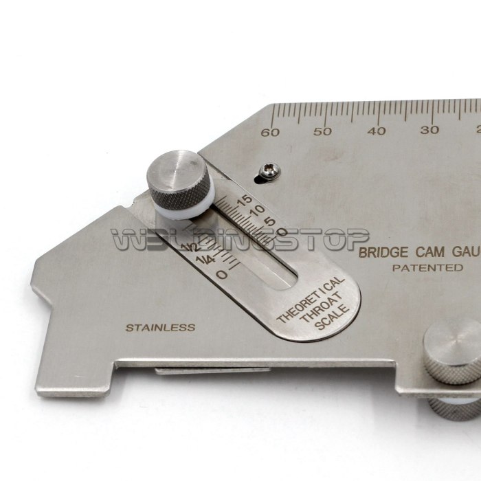 MG-8-B Bridge CAM Welding Gauge - Fillet Throat Gage Inspection Tool Inch/Metric | WeldingStop