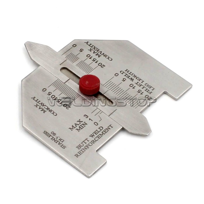 Automatic Welding Gauge Weld Fillet Leg Length Check Concavity Convexity Reinforce...