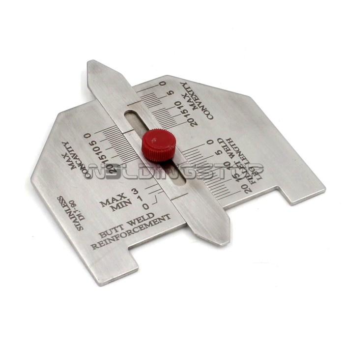 Automatic Welding Gauge Weld Fillet Leg Length Check Concavity Convexity Reinforce...