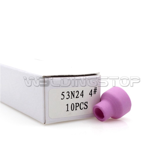 53N24 #4 Alumina Ceramic Nozzle 1/4'' 6mm fit TIG Welding Torch WP-24 WP-24W
