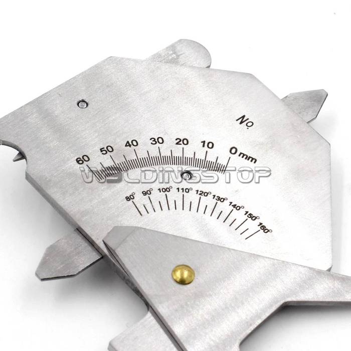 HJC-60 Welding Seam Gauge - Fillet Undercut/Misalignment Inspection Tool Metric | WeldingStop