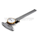 6 inch Dial Panel Caliper Stainless Steel Gauge body full standard reading