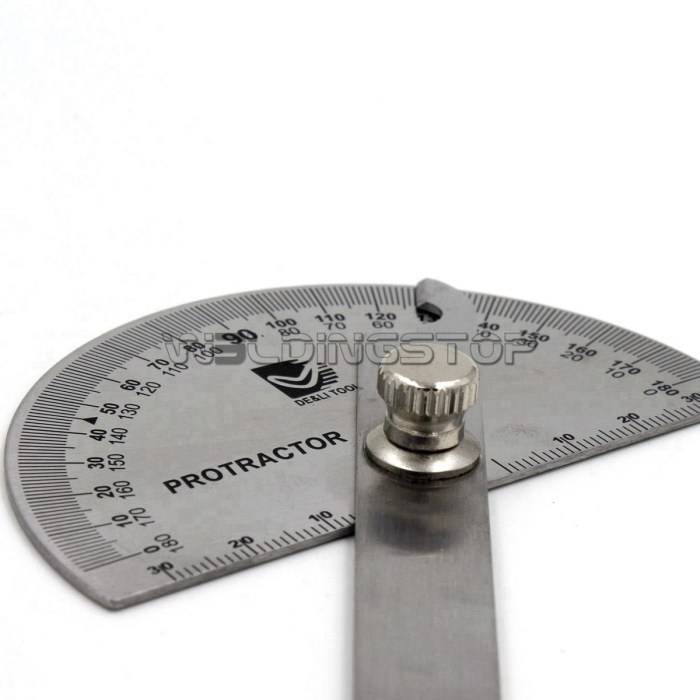 Angle Ruler Round Head Round Head Rotary Protractor, Stainless Steel & Laser engraving Angle ...