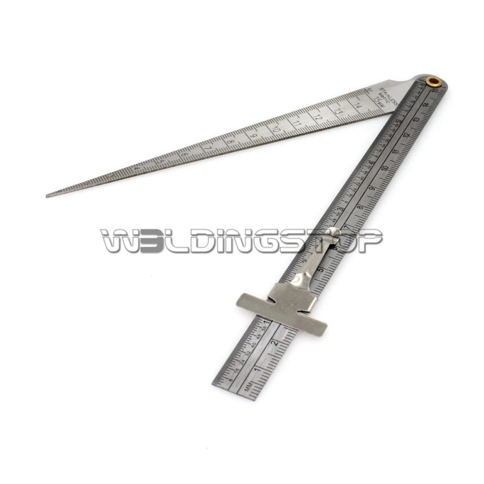 Welding Taper gage gauge Depth ruler stainless steel set gap hole inspection | Wel...