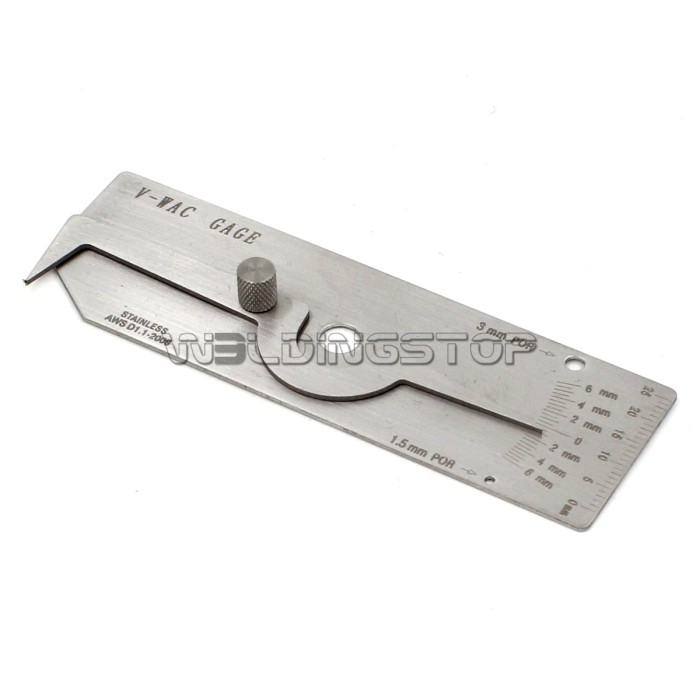 V-WAC Gage METRIC - Biting Edge Undercut & Pit Depth Welding Inspection | WeldingStop