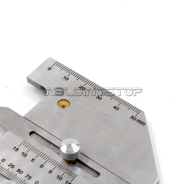 HJC-60 Welding Seam Gauge - Fillet Undercut/Misalignment Inspection Tool Metric | WeldingStop