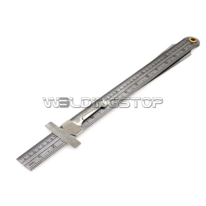 Welding Taper gage gauge Depth ruler stainless steel set gap hole inspection | Wel...