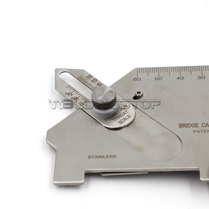 MG-8-B Bridge CAM Welding Gauge - Fillet Throat Gage Inspection Tool Inch/Metric | WeldingStop