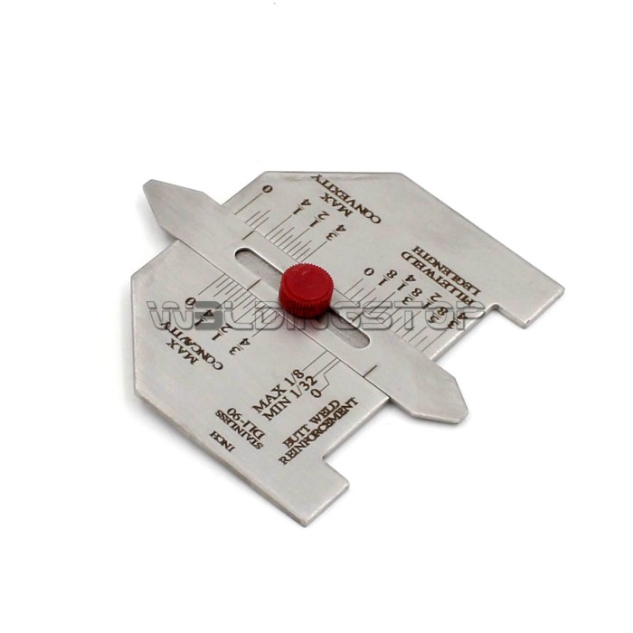 Automatic Welding Reinforcement Gauge Weld Fillet Length Stainless Steel Adjustabl...