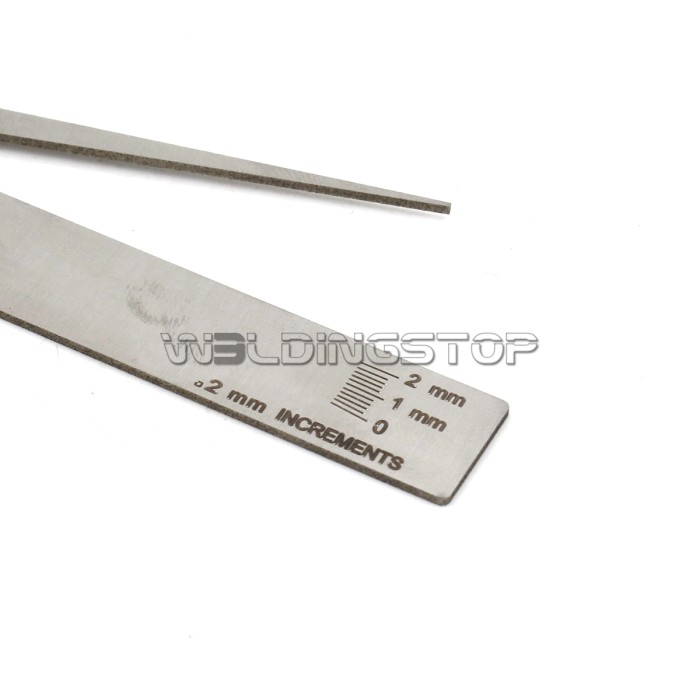 V-WAC Undercut Welding Gauge - Laser-Etched Pit Depth Gage 0-2mm Weld Inspection | WeldingStop