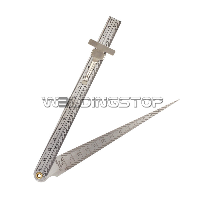 Welding Taper gage gauge Depth ruler stainless steel set gap hole inspection | Wel...