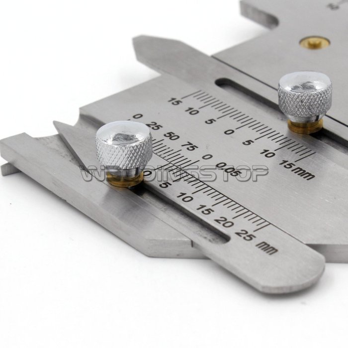 HJC-60 Welding Seam Gauge - Fillet Undercut/Misalignment Inspection Tool Metric | WeldingStop