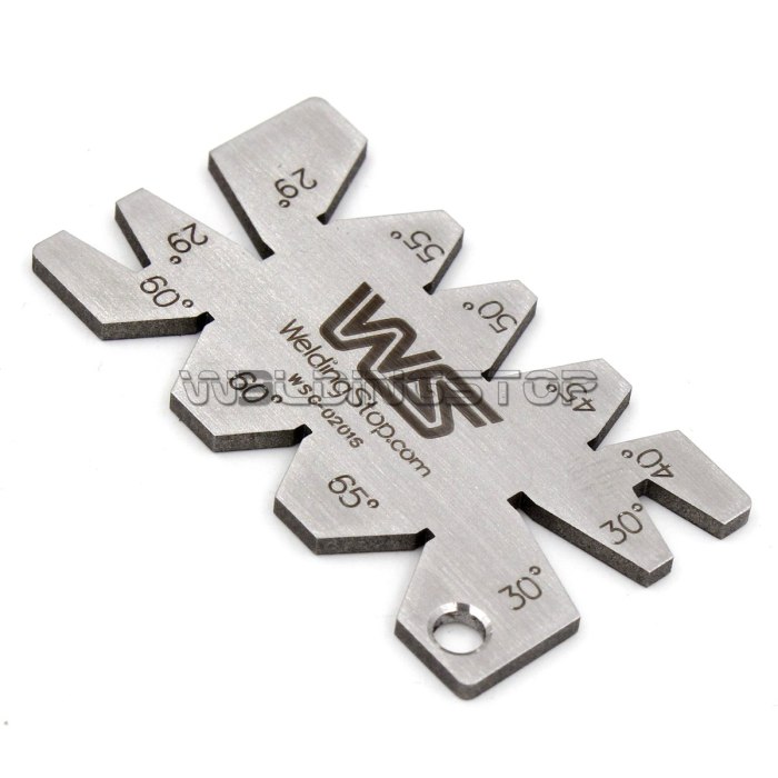 Stainless Steel Screw thread Cutting angle gage Gauge Measuring Tool
