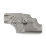 inspection Gauge Welding Fillet Gage 8 piece set 1~1/8- 2 Inch Measure tool