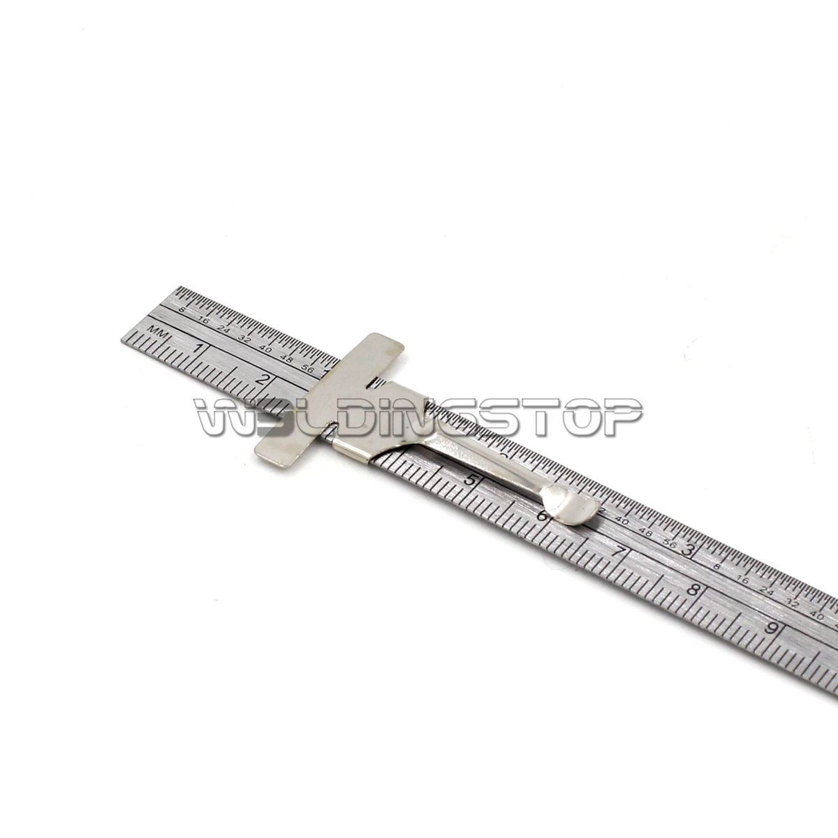 Details about   Depth Gauge Pocket Clip Inch Metric Equivalent Stainless Steel Muli-Use Ruler 