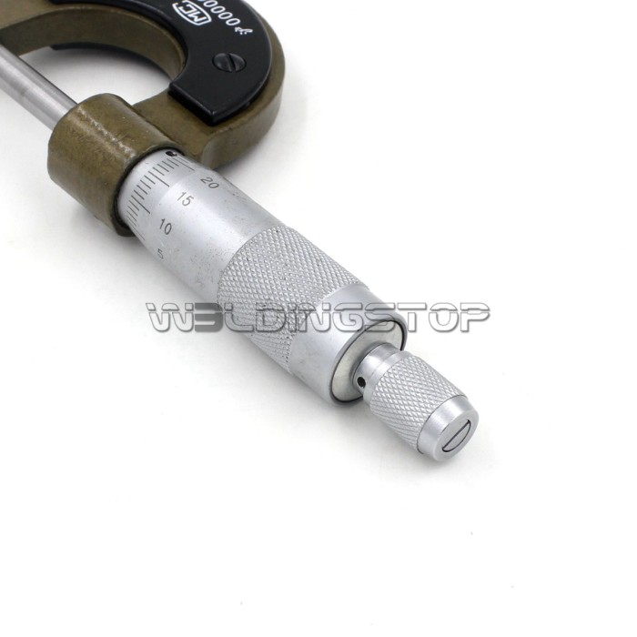 0-25mm Economic Solid Metal Frame Outside Micrometer (metric reading)