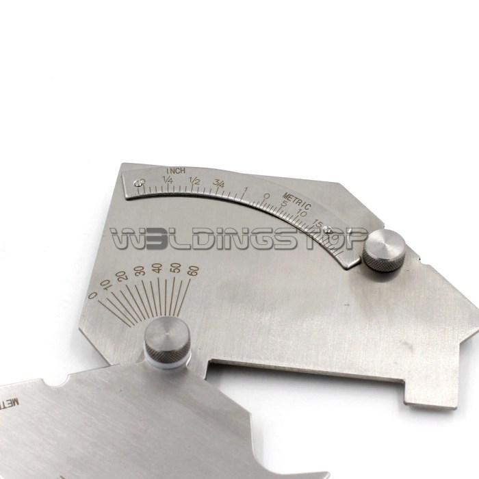 MG-8-B Bridge CAM Welding Gauge - Fillet Throat Gage Inspection Tool Inch/Metric | WeldingStop