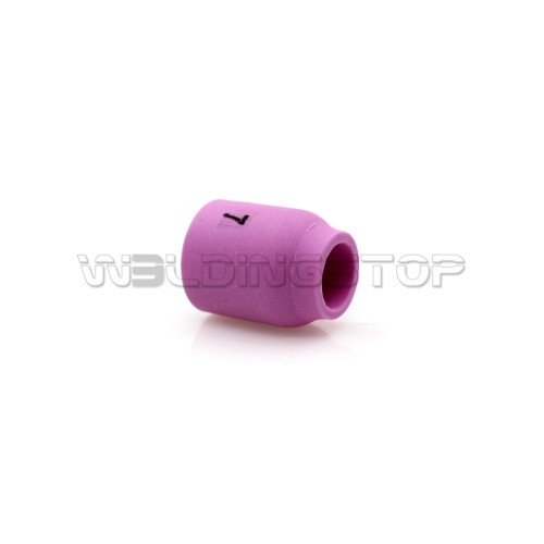 53N61 #7 Alumina Gas Lens Ceramic Nozzle 7/16'' 11mm fit TIG Welding Torch WP-9 WSP-20 & WP-25