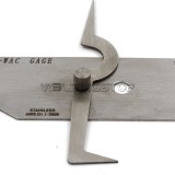 WeldingStop V-WAC Undercut Welding Gauge Weld Reinforcement Height Gage Porosity Sze/Amount Tools Pit Depth Inch
