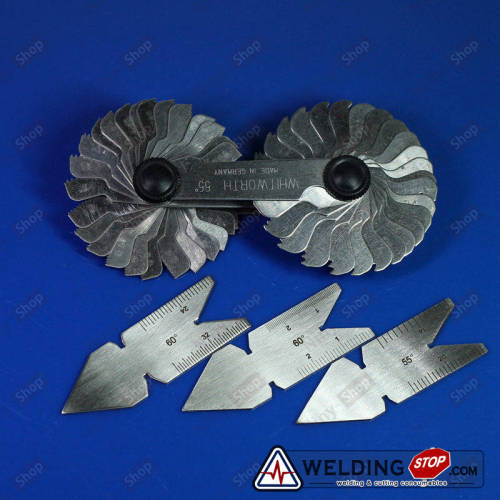 Screw Pitch Cutting Gage Thread Gauge Centre Gage 55&60° Standard & Metric PKG4