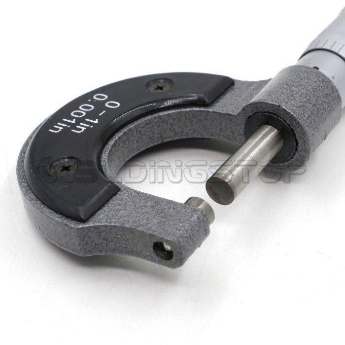 Outside External Gauge Micrometer Standard Reading Machinist Measuring 0-1 inch